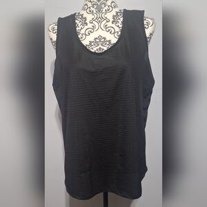 XL Black Sleeveless Women's Top